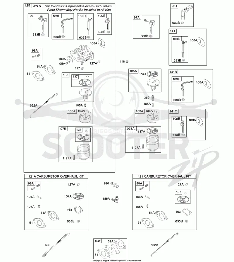 Carburetor, Kit - Carburetor Overhaul