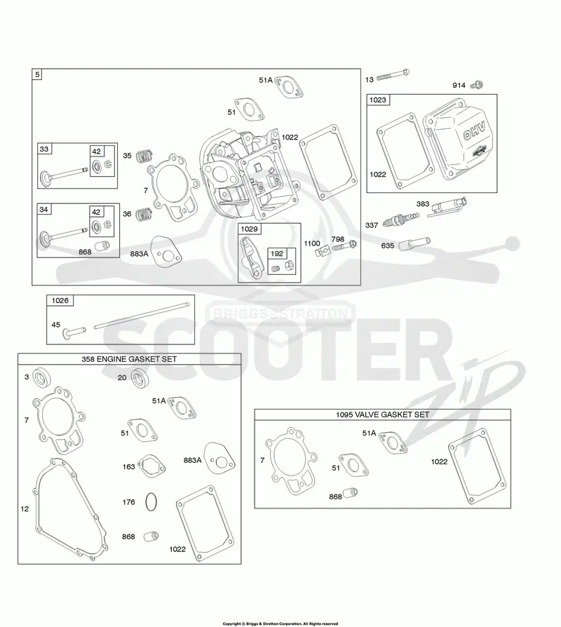 Cylinder Head, Gasket Sets, Valves