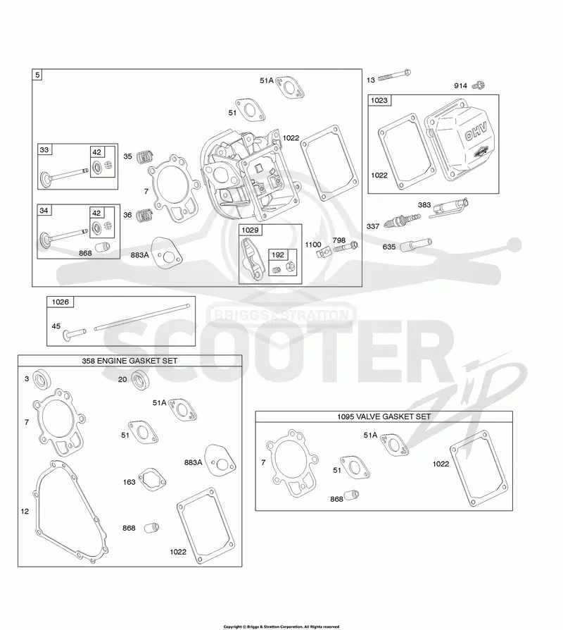 Cylinder Head, Gasket Sets, Valves