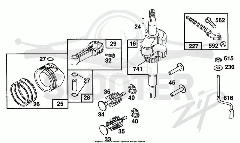 Crankshaft, Piston Group