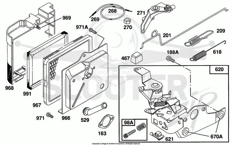 Control Brkt Assy,AirCleaner