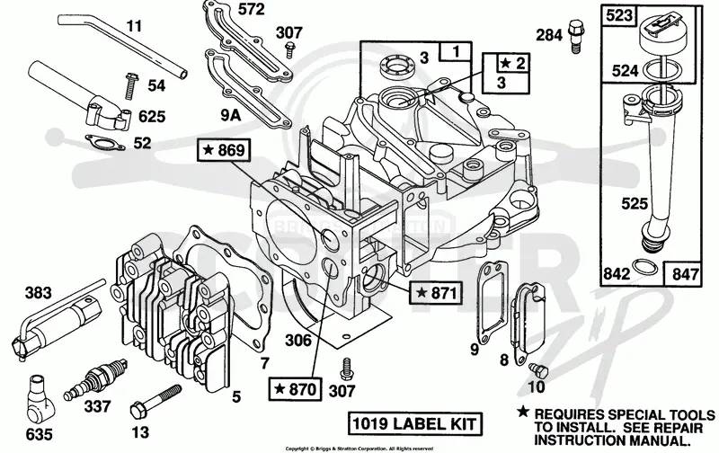 Cylinder,Cyl. Head,Oil Fill