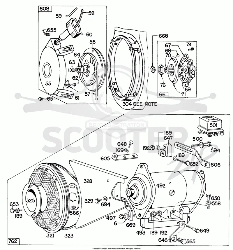 Electric Starter,Rewind