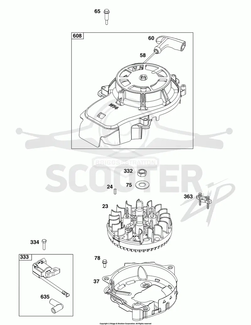 Flywheel, Ignition, and Starter Group