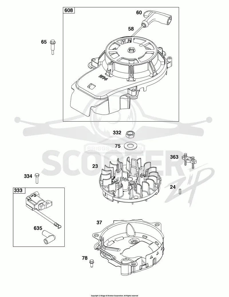 Flywheel, Ignition, and Starter Group