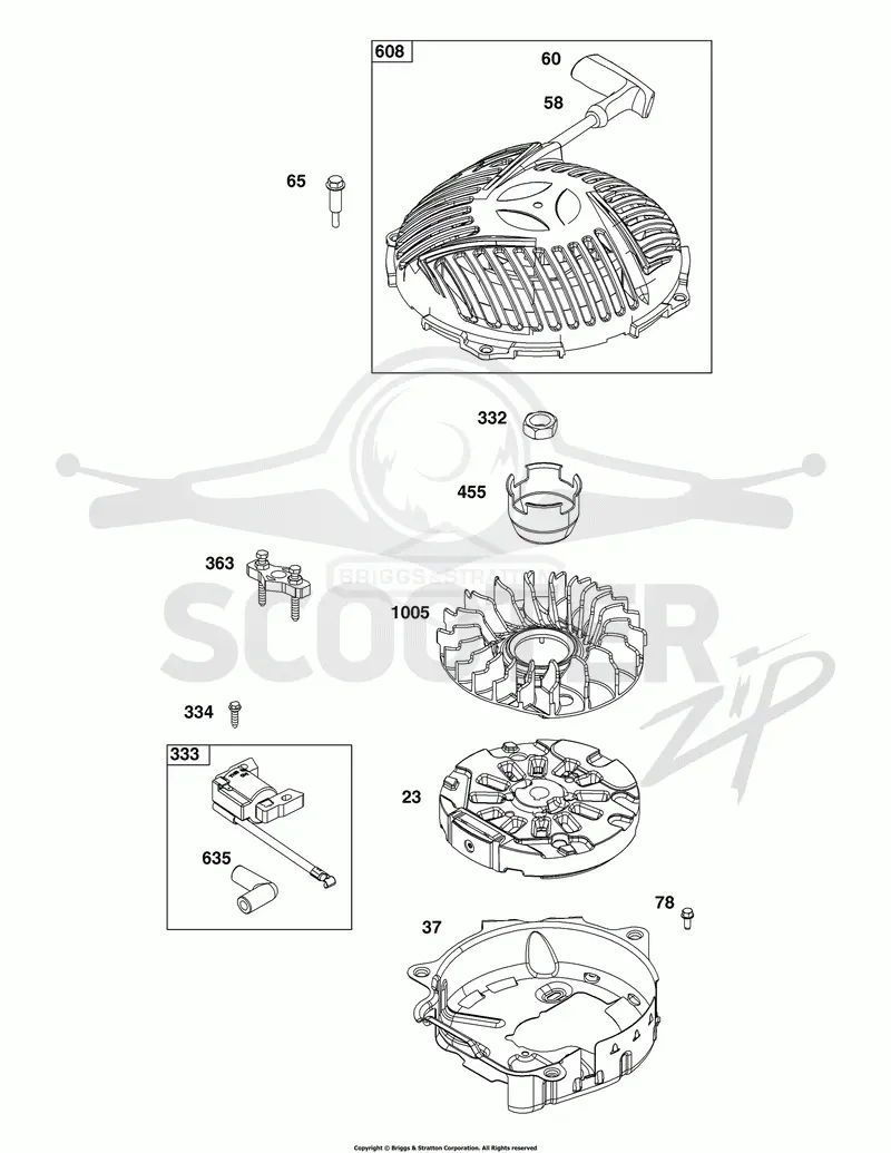 Flywheel, Ignition, and Starter Group