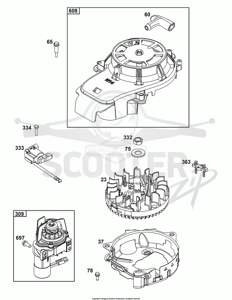 Flywheel, Ignition, and Starter Group