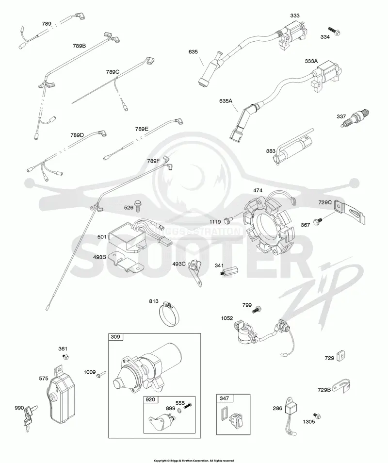 Alternator, Armature, Electrical System, Ignition, Spark Plug