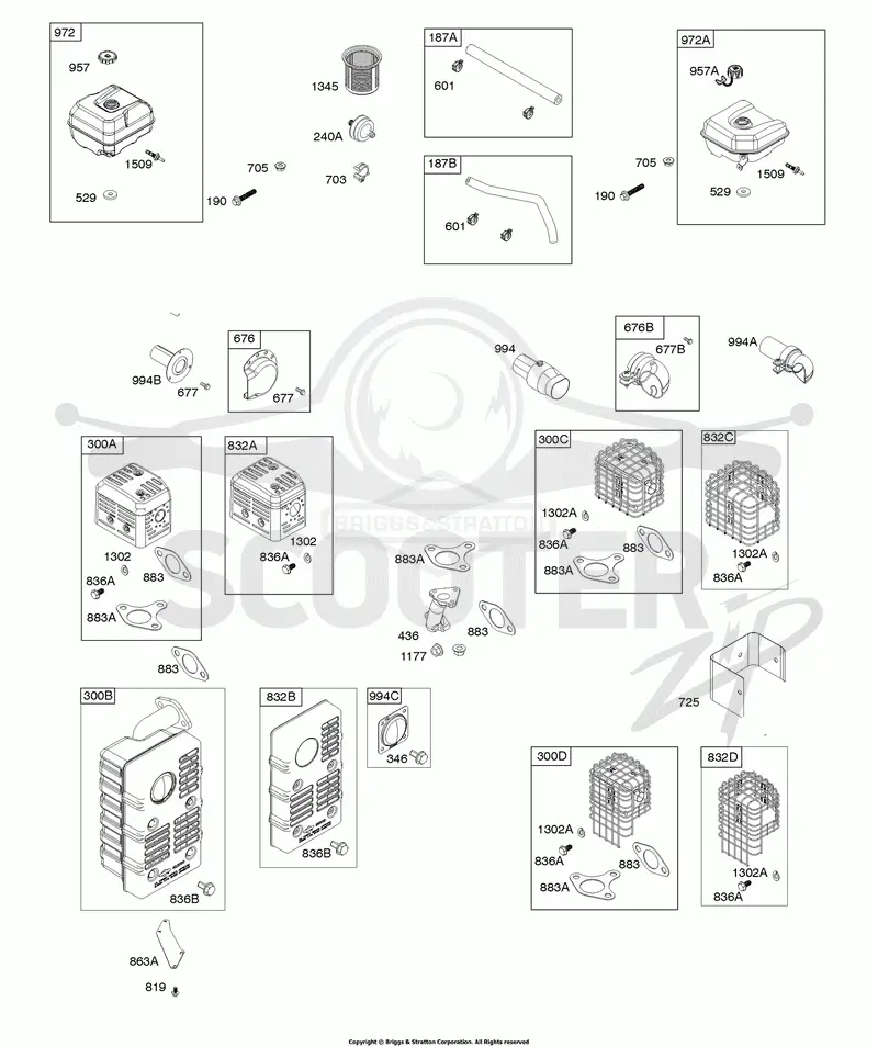 Exhaust System, Fuel Supply