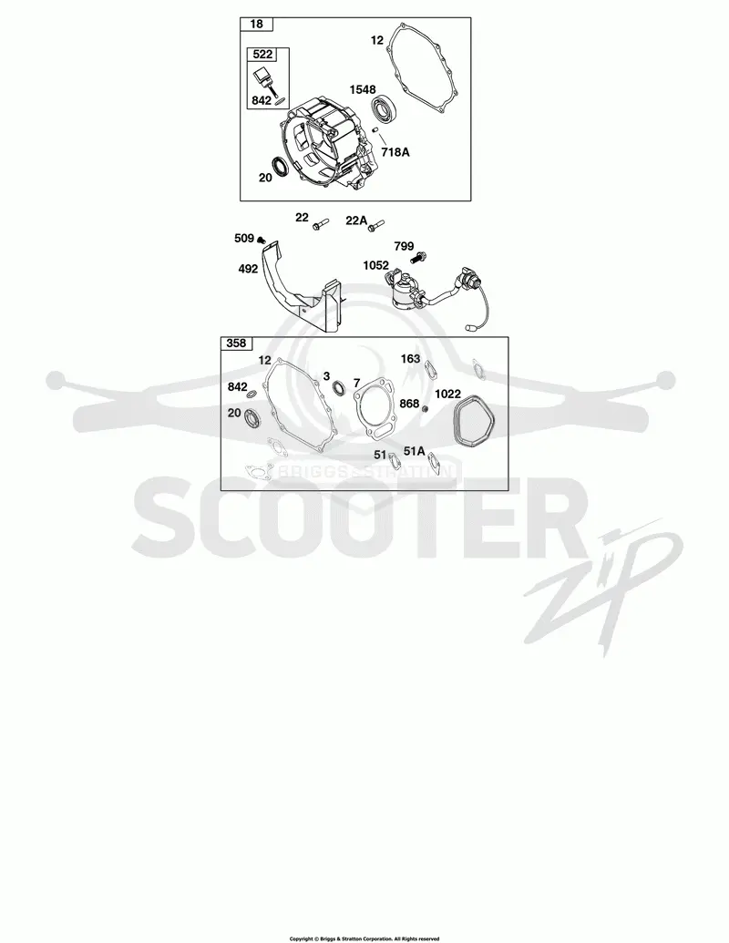 Crankcase Cover/Sump and Lubrication Group