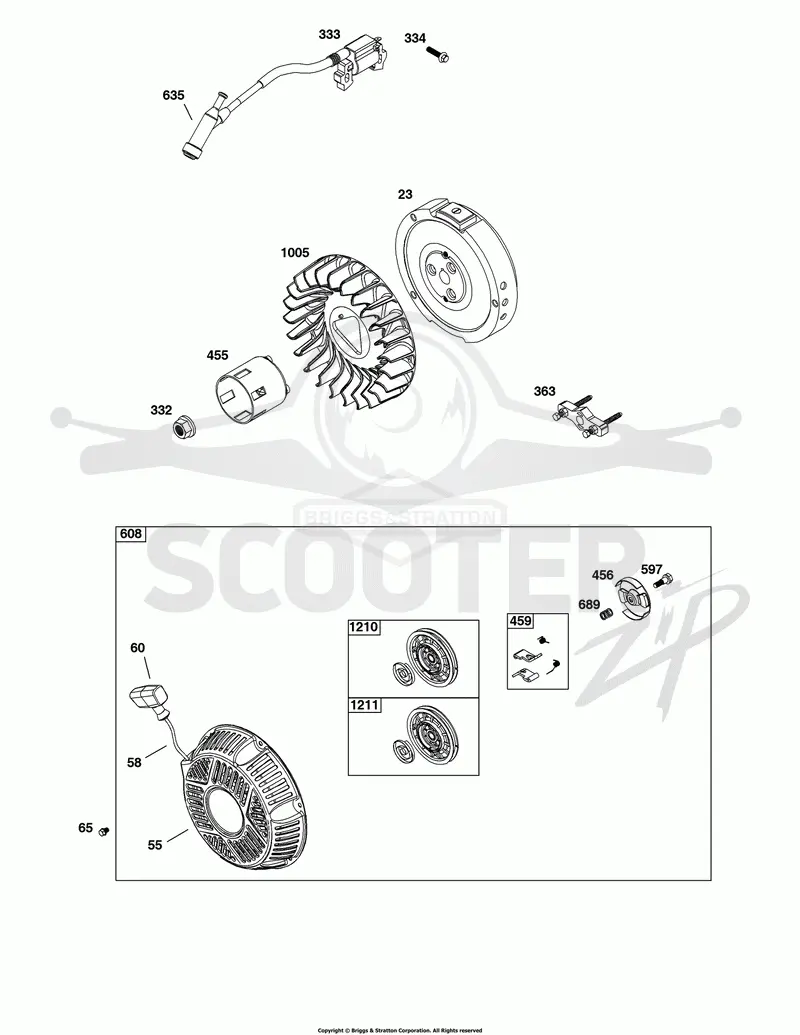 Flywheel, Ignition, and Starter Group