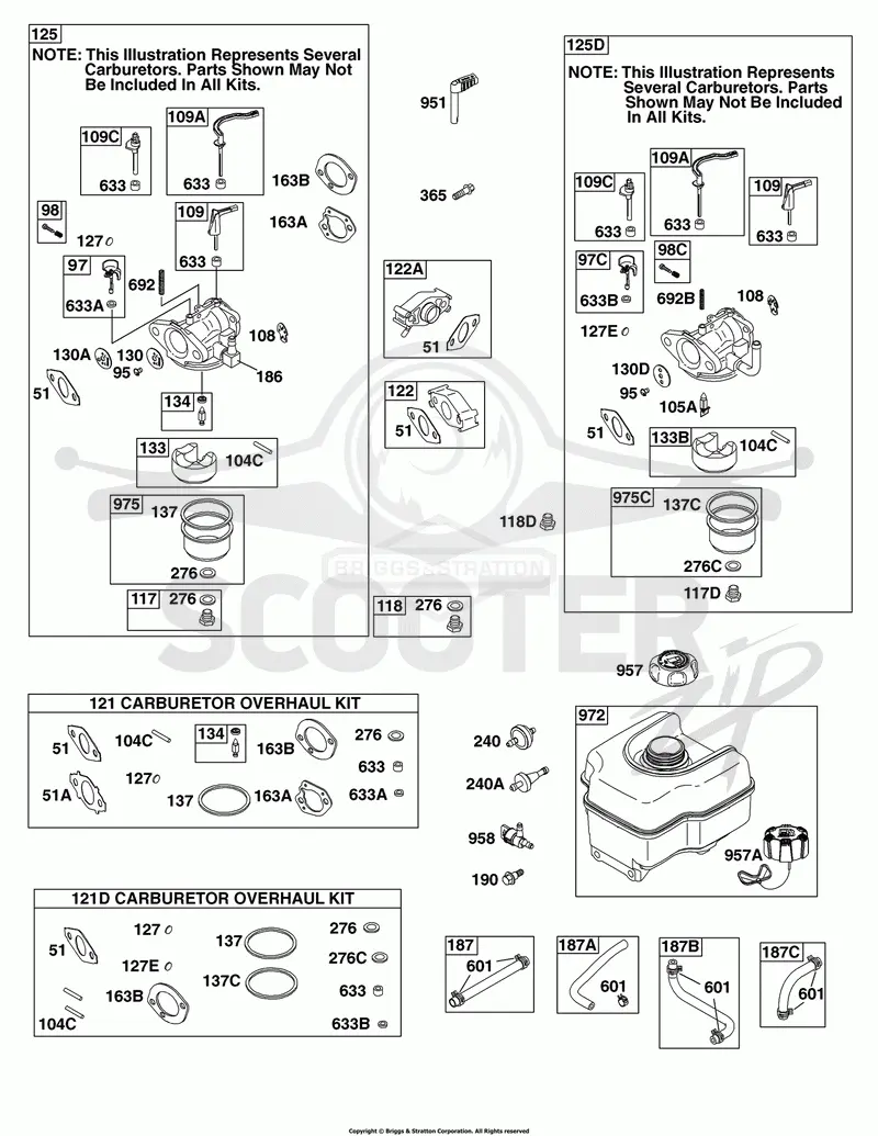Carburetor, Fuel Supply