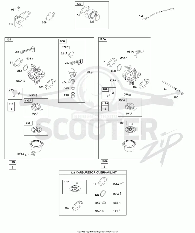 Carburetor, Kit - Carburetor Overhaul