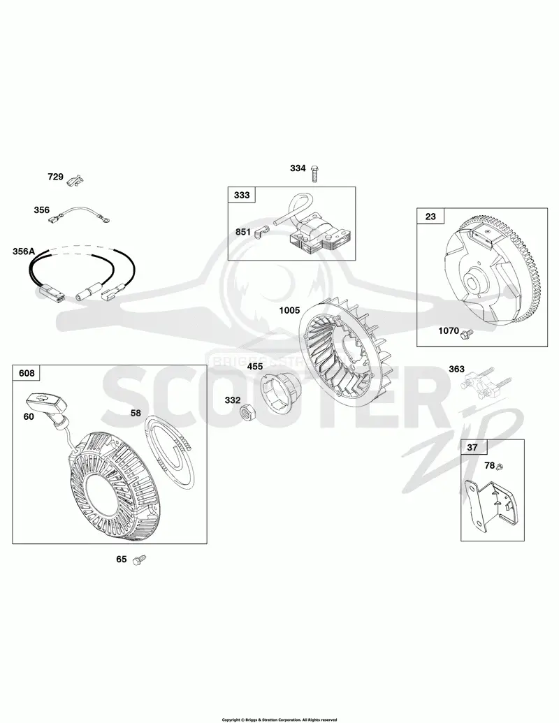 Flywheel, Ignition, and Starter Group