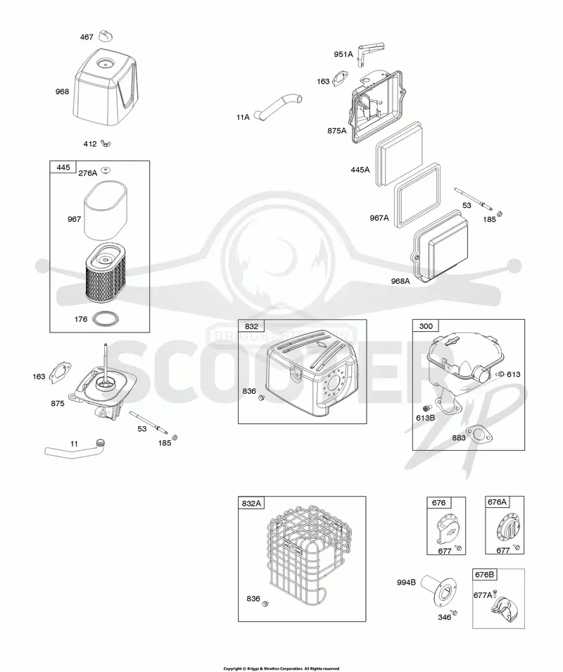 Air Cleaner, Exhaust