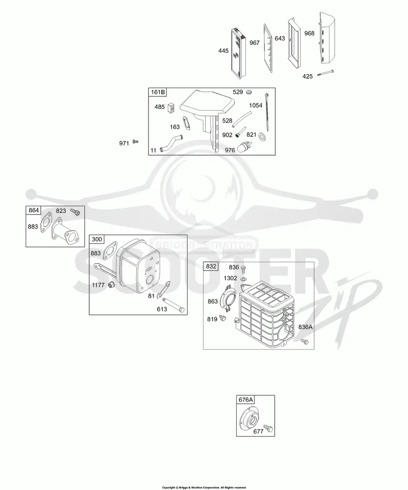 Air Cleaner Group, Muffler