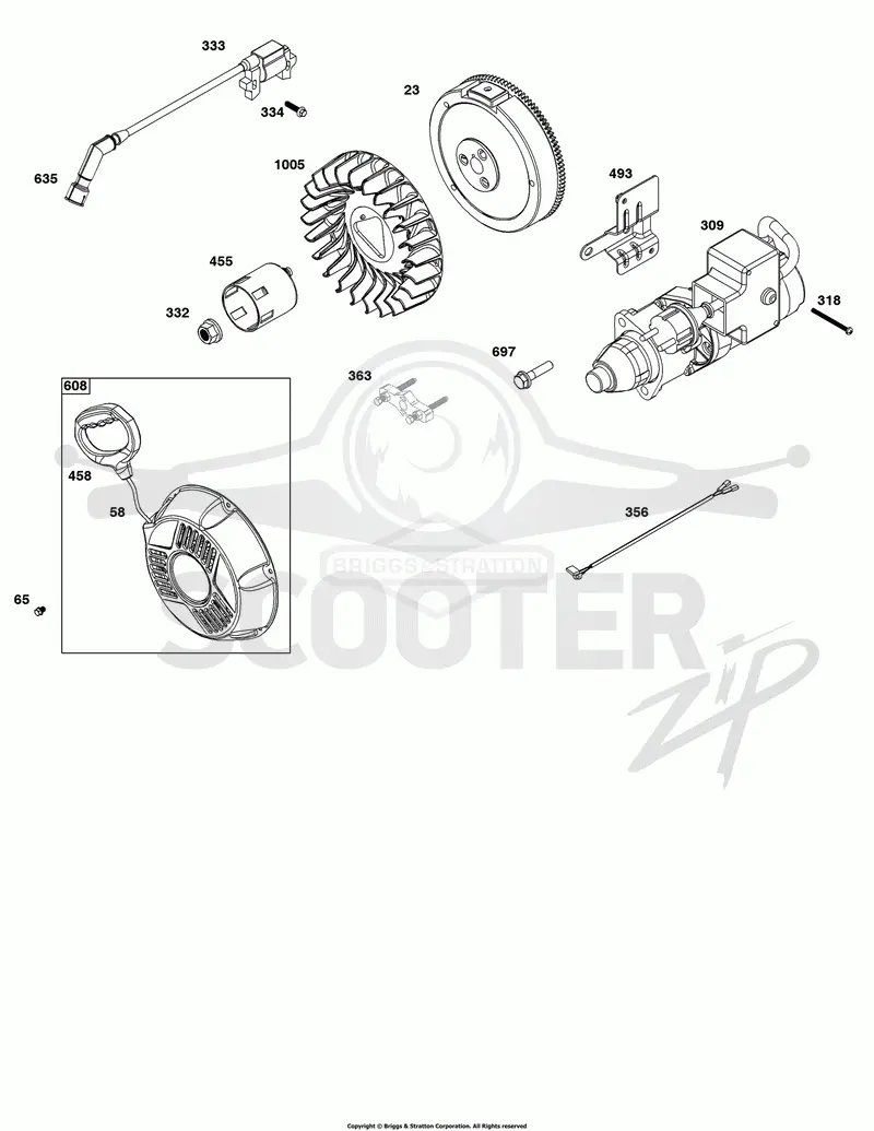 Flywheel, Ignition, and Starter Group