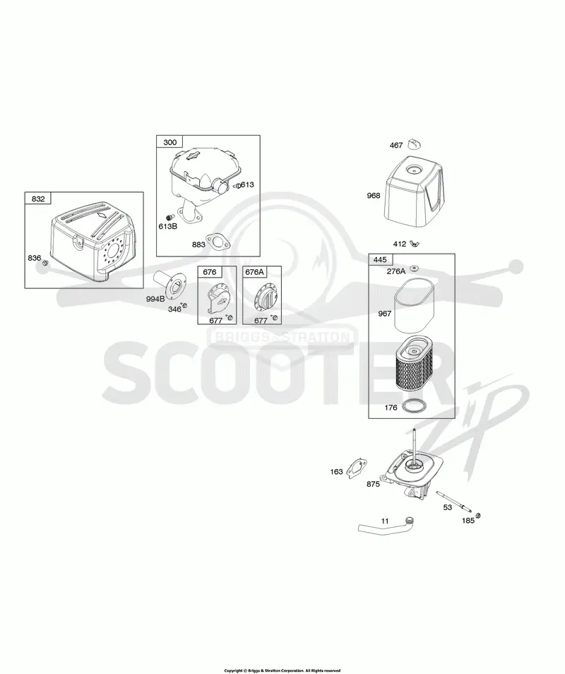 Air Cleaner, Exhaust System