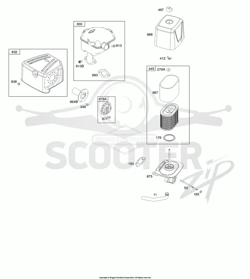 Air Cleaner, Exhaust System