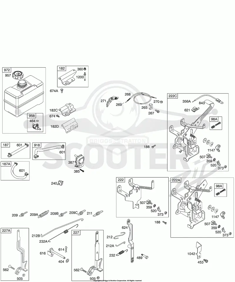 Controls, Governor Springs, Fuel Tank
