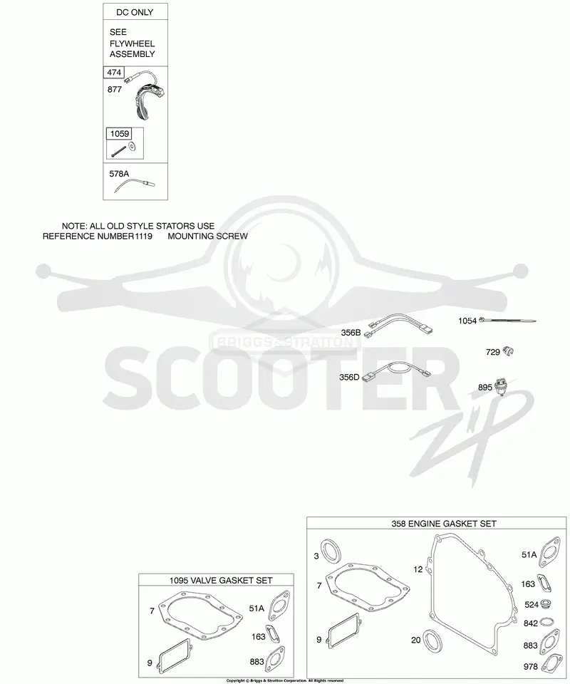 Alternator, Wires, Engine/Valve Gasket Sets