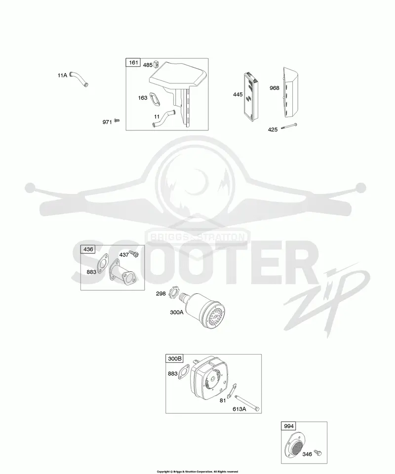 Air Cleaner, Muffler