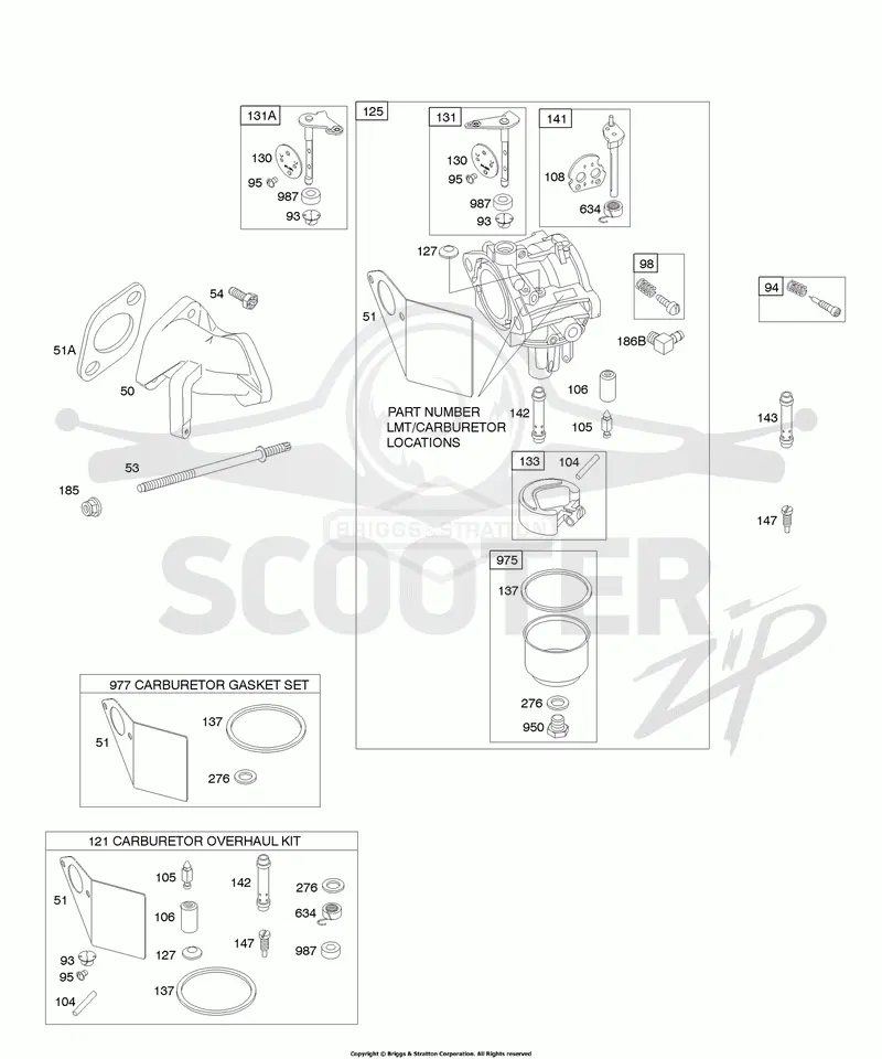 Carburetor, Carburetor Overhaul Kits