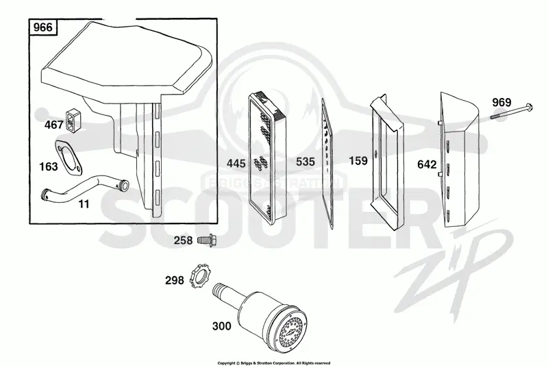 Air Cleaner Grp, Muffler Grp
