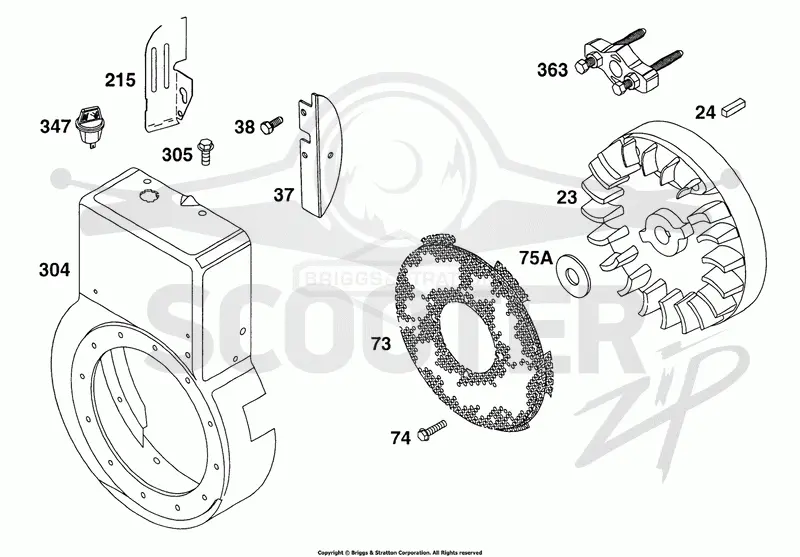 Blower Hsg, Flywheel