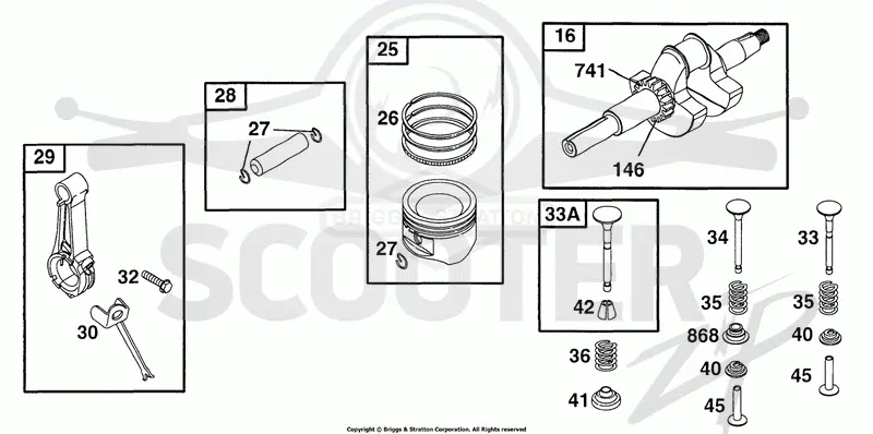 Piston Grp, Crank