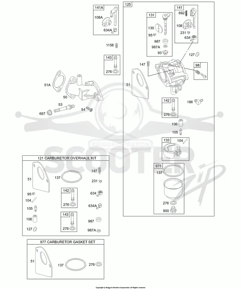 Carburetor, Gaskets