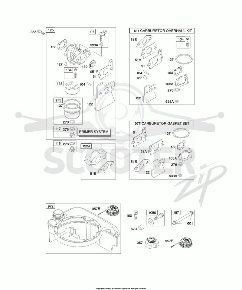 Carburetor, Fuel Supply