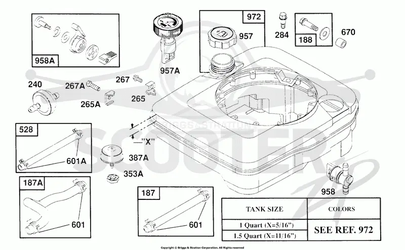 Fuel Tank Assy, Hoses