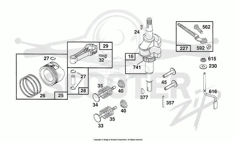 Crankshaft, Piston Group
