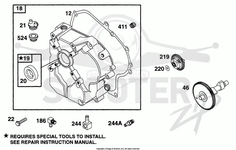 Crankcase Cvr, Cam