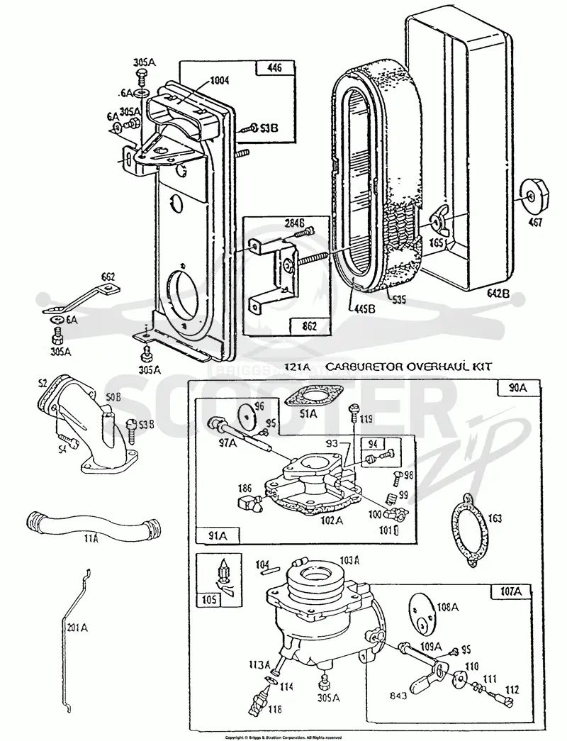 Carburetor & Air Cleaner Assy