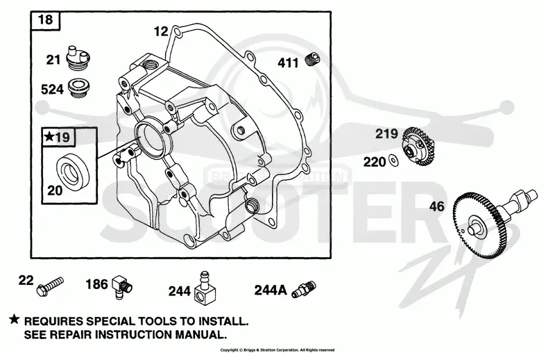 Crankcase Cvr, Cam