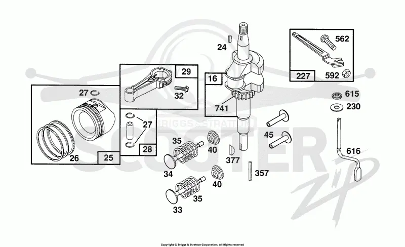 Crankshaft, Piston Group
