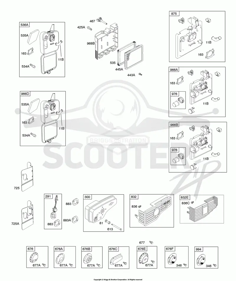Air Cleaner, Exhaust System