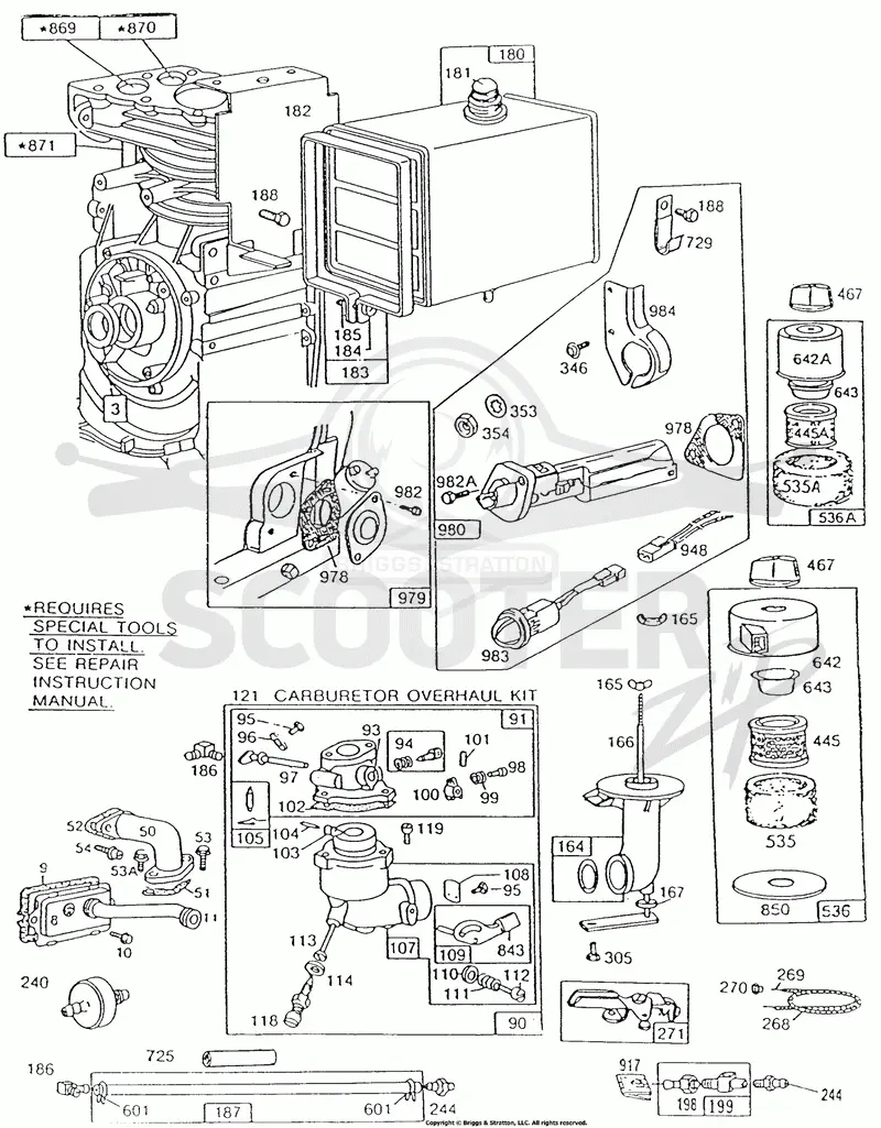 Carb,Primer,Fuel Tank,A/C