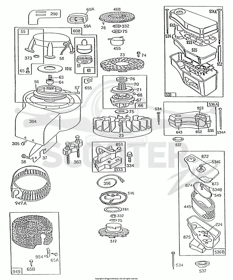 Blower Hsg,Rewind,A/C,Grds