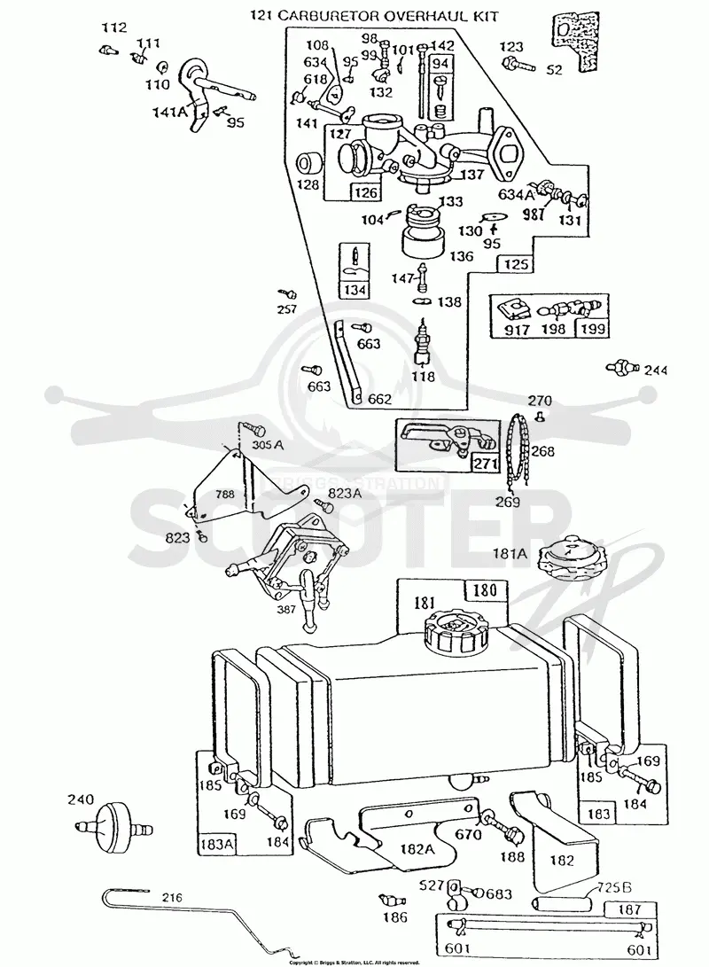 Carburetor & Fuel Tank Assy