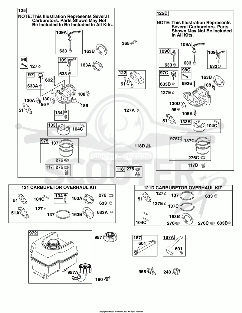 Carburetor, Fuel Supply