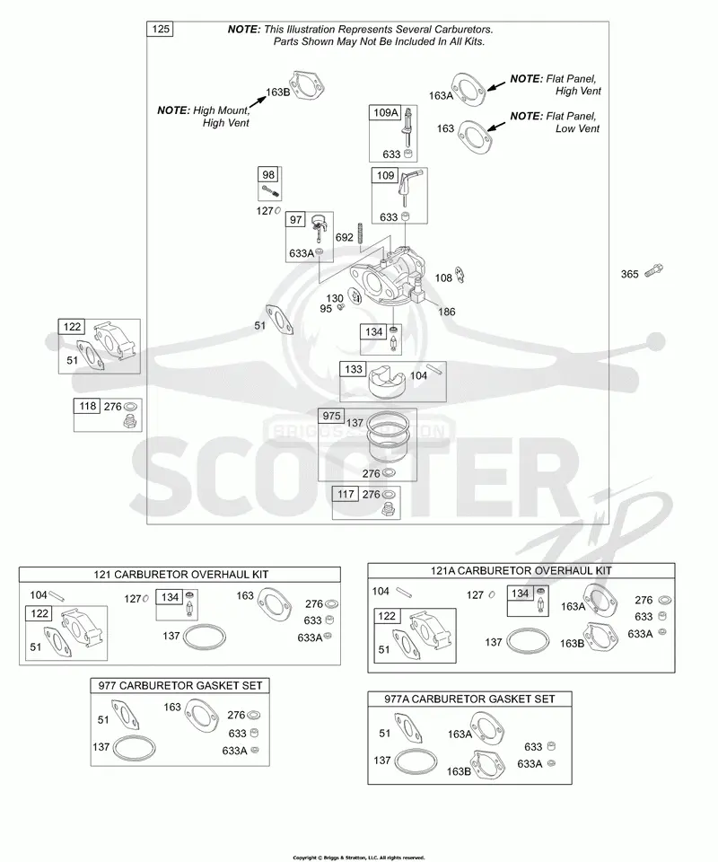 Carburetor, Kits/Gaskets - Carburetor