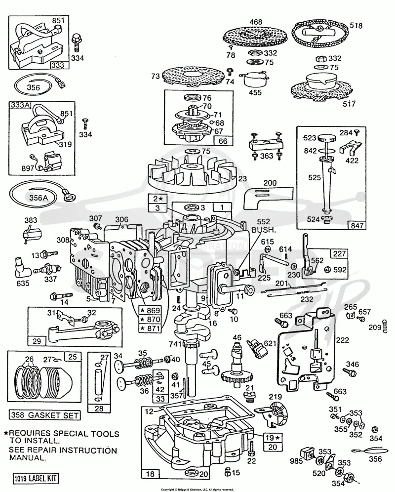 Cyl, Sump, Piston,Controls