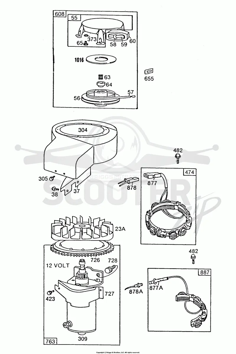 Blower Hsg,Rewind,Alternator