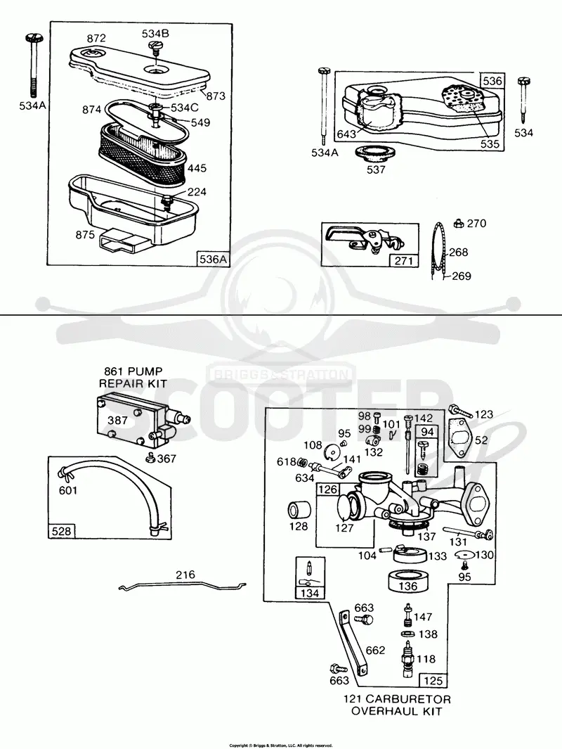 Carburetor ,Air Cleaner Grp