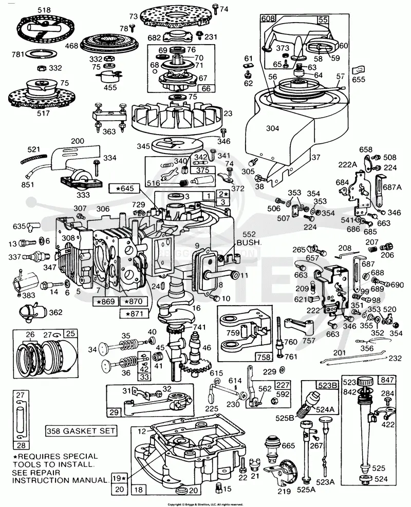 Cyl, Sump, Piston,Controls