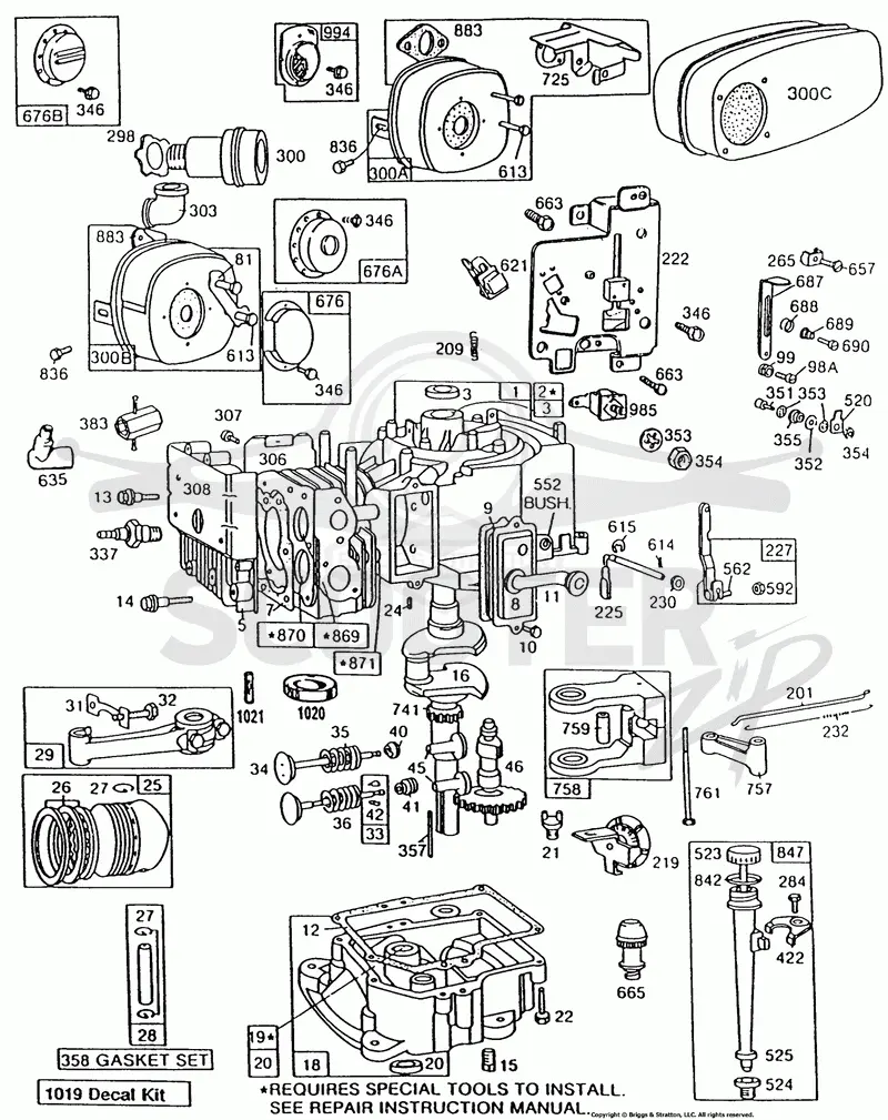 Cyl, Sump, Piston,Controls