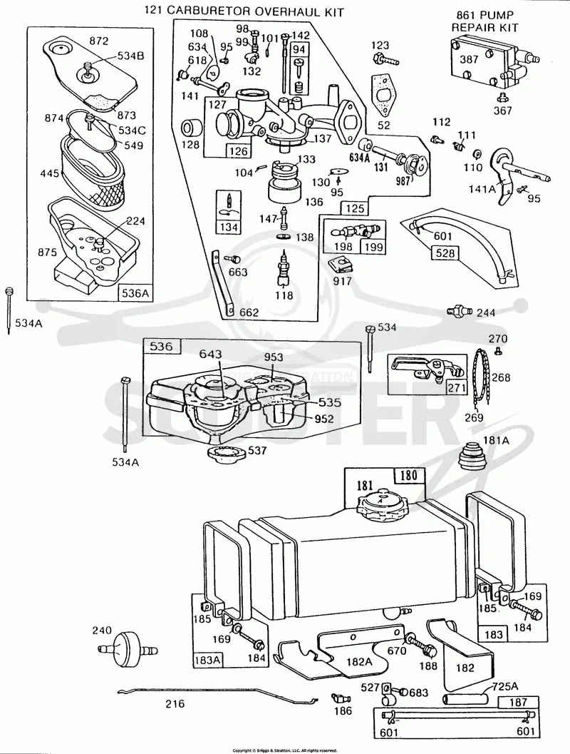 Carburetor & Fuel Tank Assy